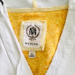 Merona Tops - ๐๐ MERONA White light sweater with hoodie ๐๐ Merona Tops - ๐๐ MERONA White light sweater with hoodie ๐๐